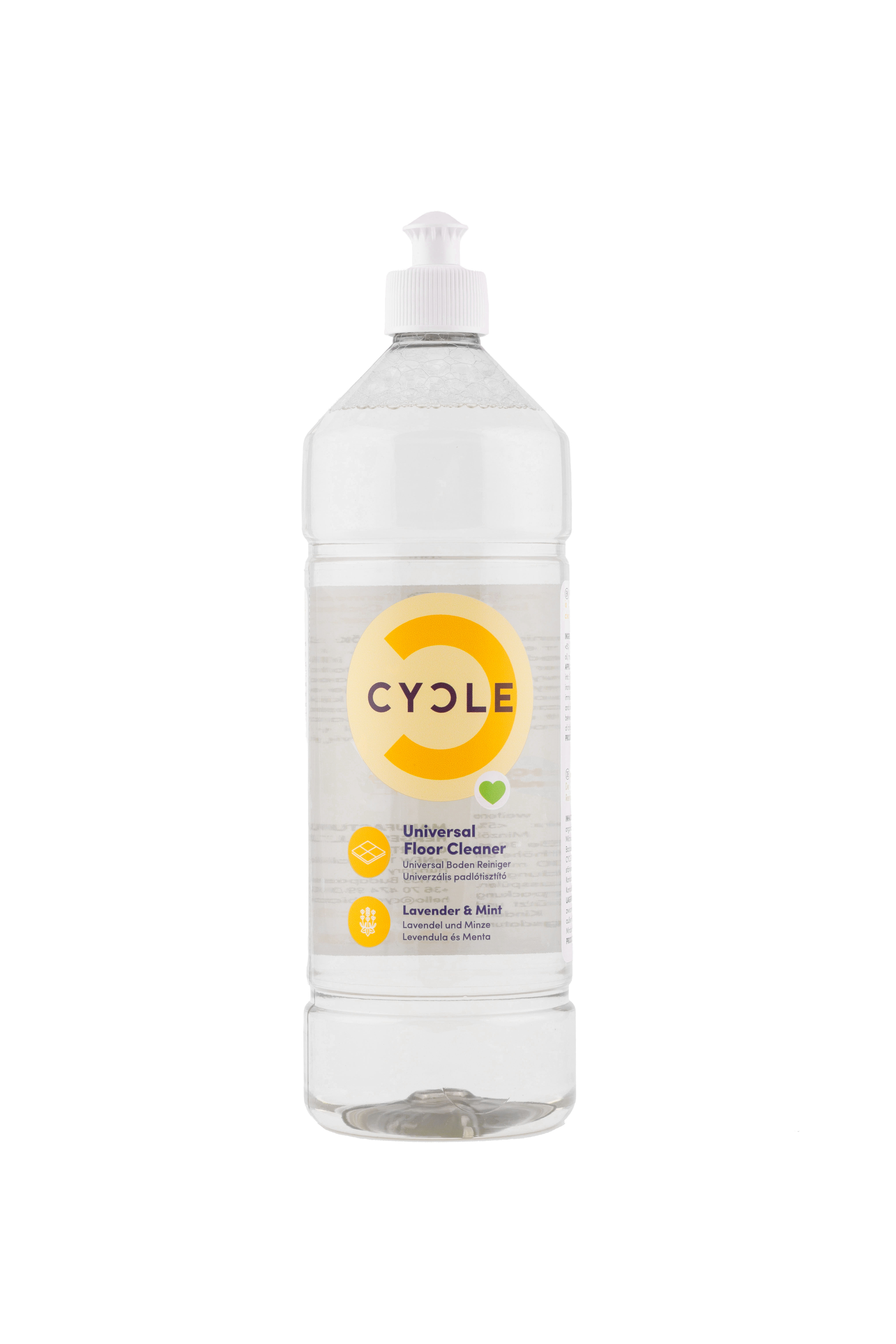 CYCLE Univerzális padlótisztító (1000 ml, levendula és menta)